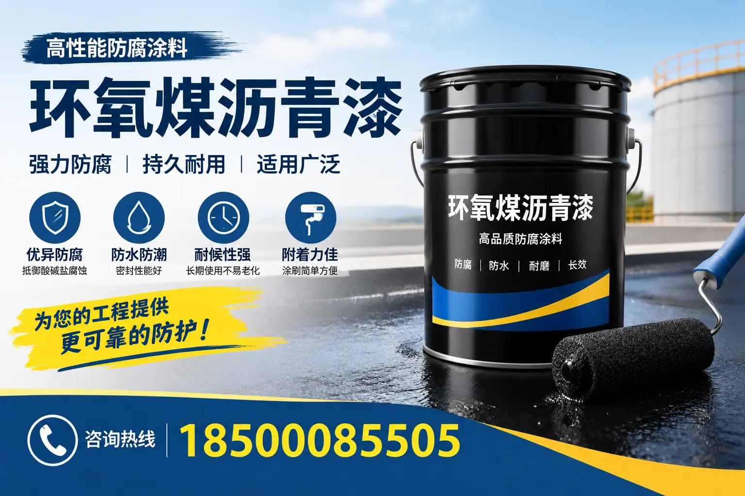 环氧煤沥青漆的施工步骤详解，惠州装修必备知识